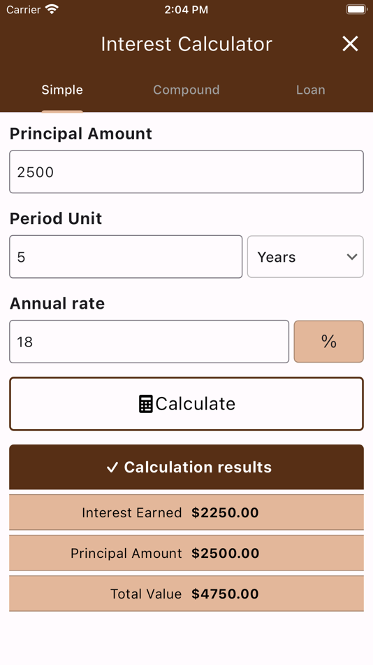 #4. InterIQ : Interest Calculator (iOS) 由: Ajay Gorasiya