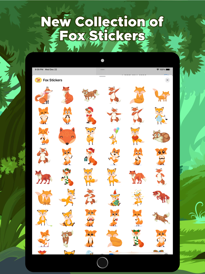 Fox Sticker Emojis
