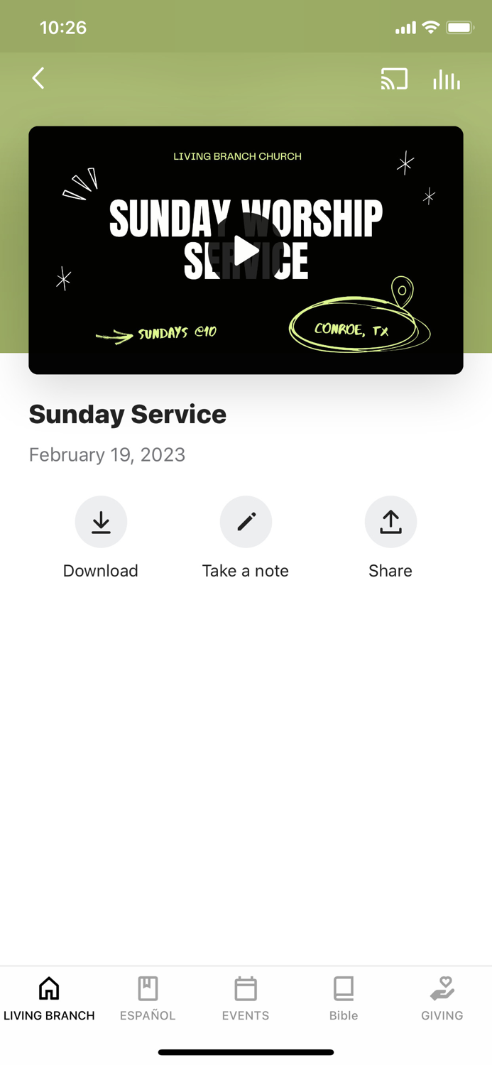 Living Branch Church