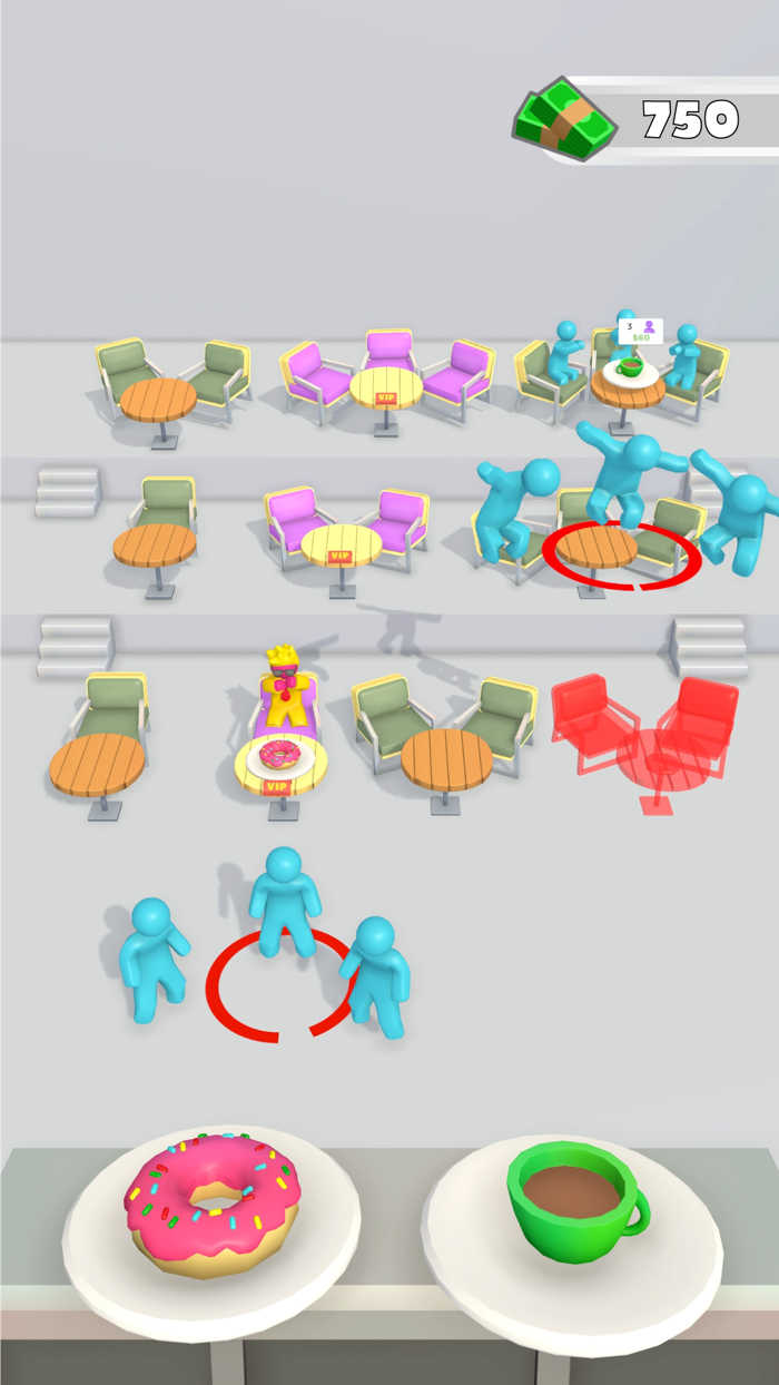 Restaurant Seating Idle 3D