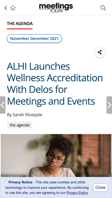 Meetings Today Screenshot