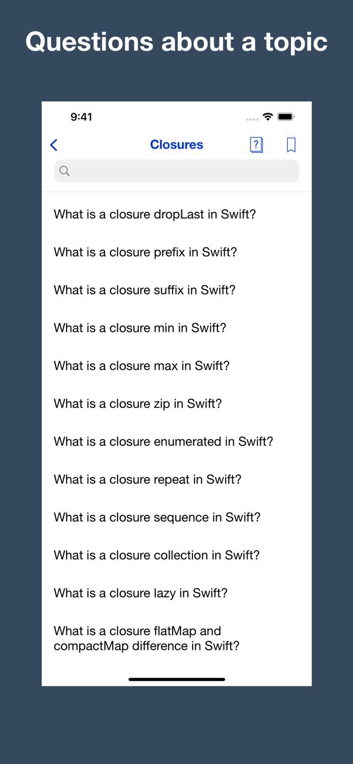 2000 Swift interview questions