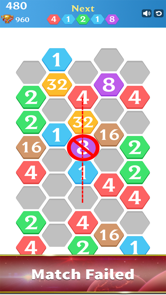 #2. Hexa! Cell Connect (iOS) 由: Vu Xuan Chung