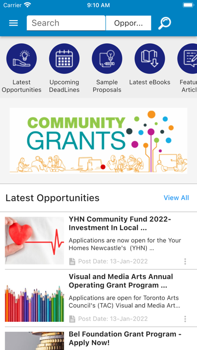 fundsforNGOs Premium Screenshot