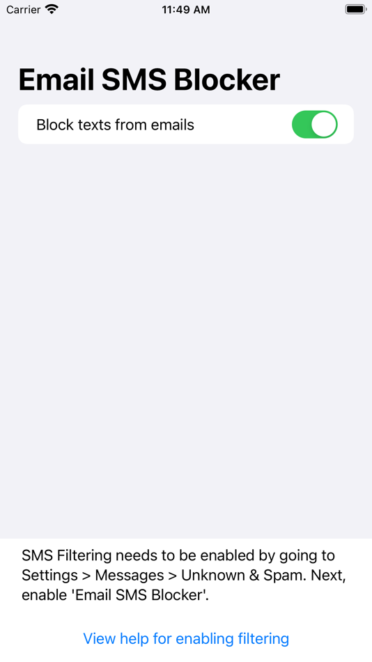 Email SMS Blocker (iOS) بواسطة: Kevin Schaefer Email SMS Blocker (iOS) بواسطة: Kevin Schaefer