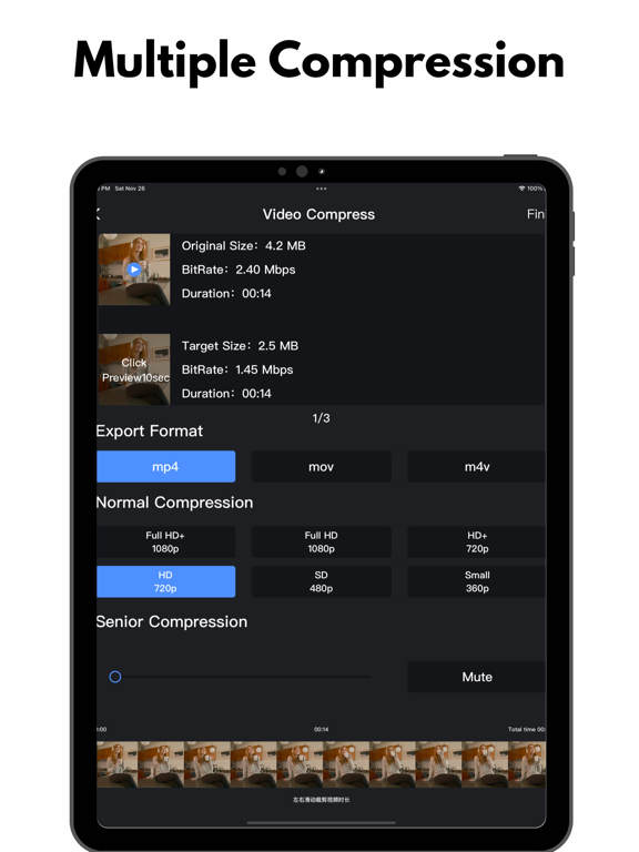 Screenshot #5 pour Video Compressor：Shrink Videos