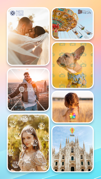Watermark: Logo, Text on Photo Screenshot