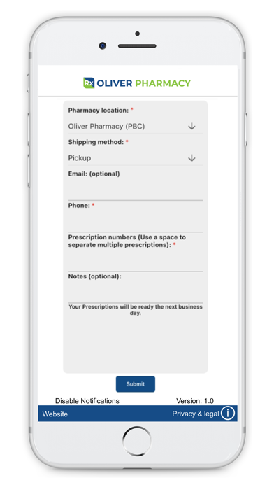 Oliver Pharmacy Screenshot