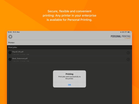 Screenshot #4 pour ThinPrint Personal Printing