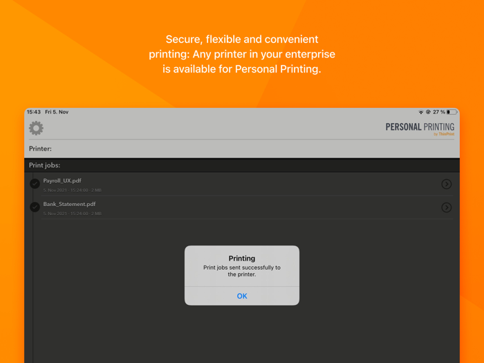 ThinPrint Personal Printing