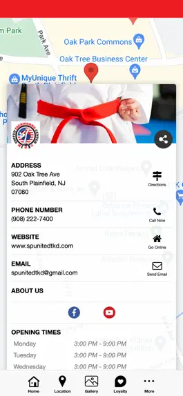 Game screenshot SP United Taekwondo Center apk