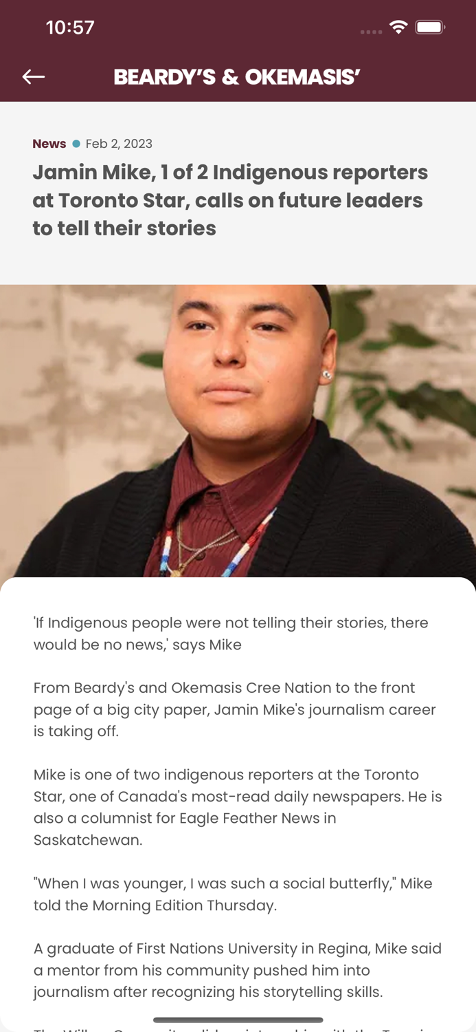 Beardys and Okemasis Cree Nation