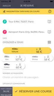 driver vtc limoges iphone screenshot 3