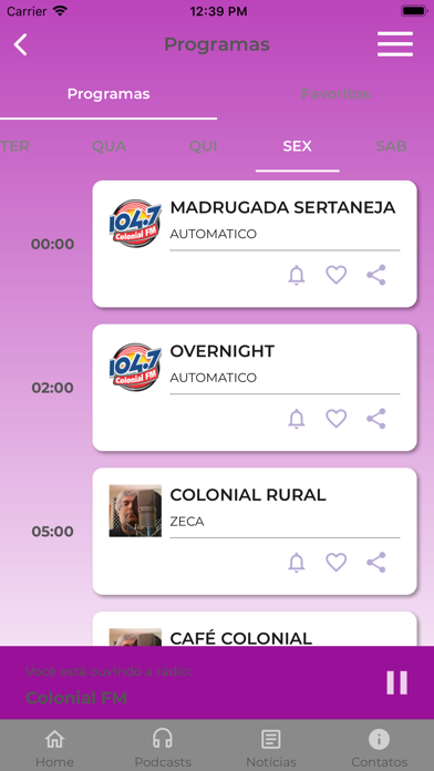 Rádio Colonial FM 104.7 Screenshot