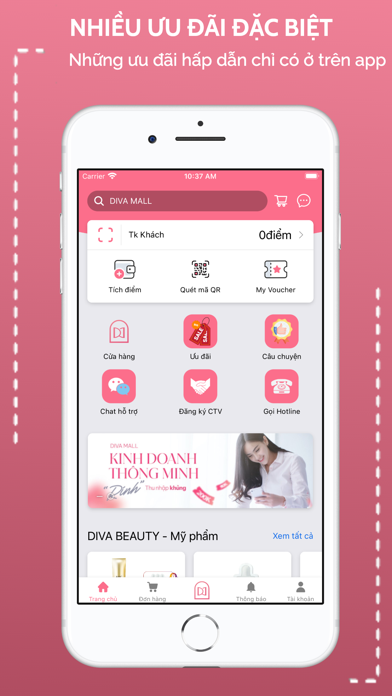 DivaMall_Kinh doanh thông minh Screenshot