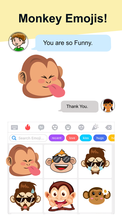 Monkey Emojis! Screenshot