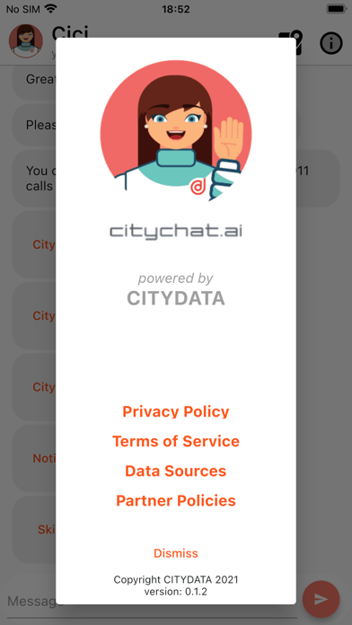 CITYCHAT.ai Screenshot