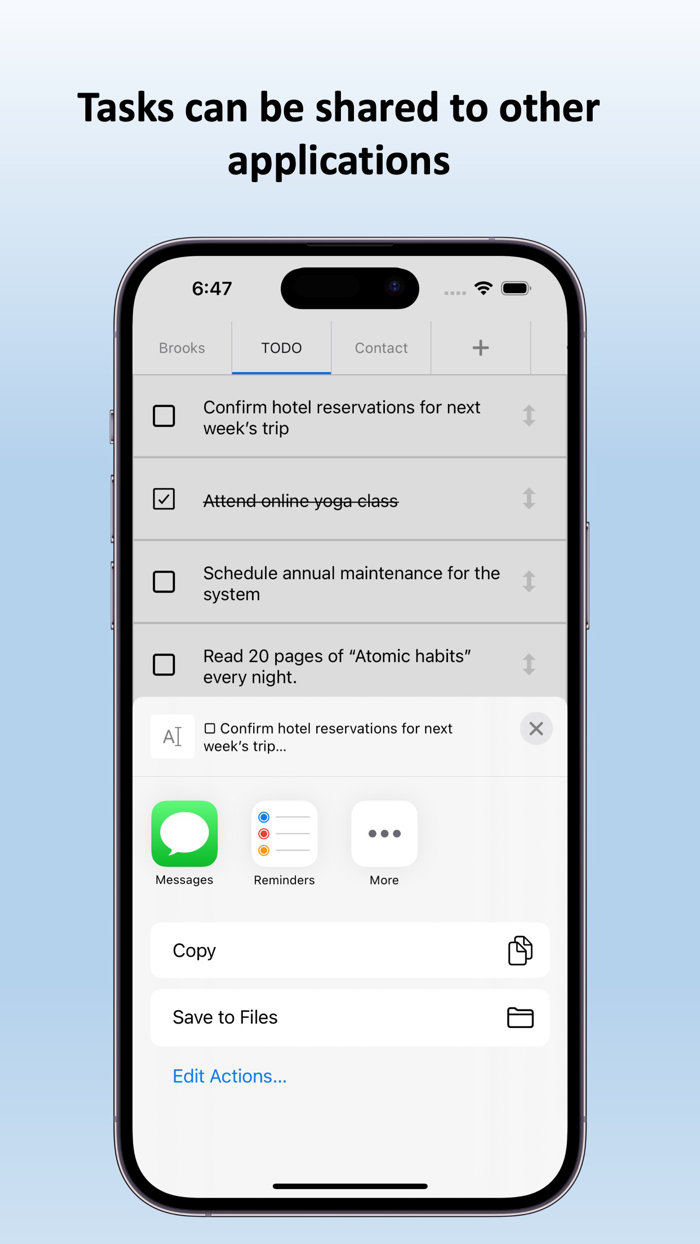TabTasks Multi TODO List