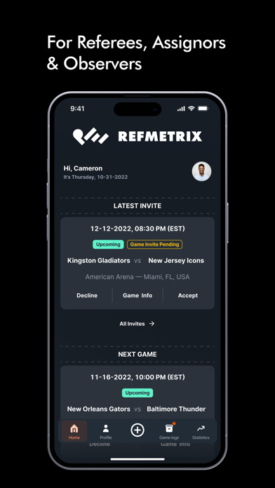 RefMetrix Screenshot