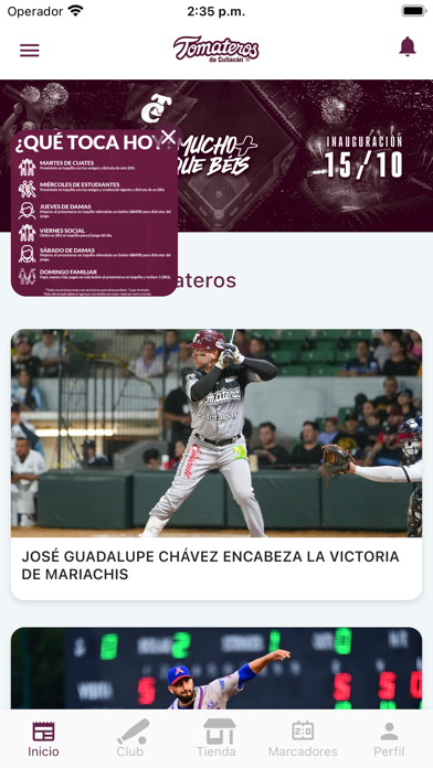 Tomateros Culiacan Screenshot