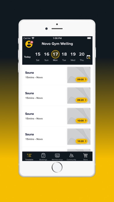 Novo Gym Welling Screenshot