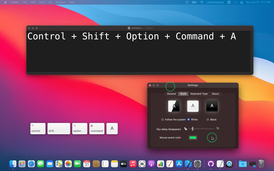 ShowKeyPro (macOS) Podle: 栋梁 周 ShowKeyPro (macOS) Podle: 栋梁 周