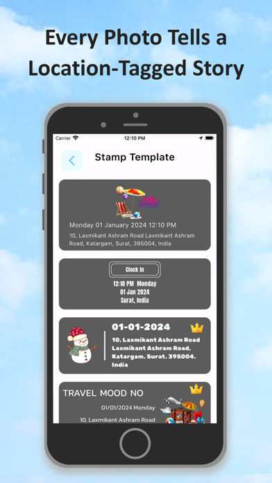 Geo Snap Stamp Screenshot