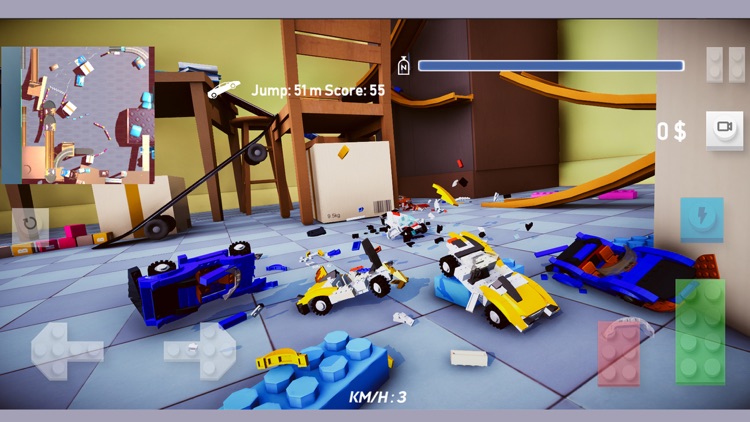 Brick Car Crash RC Racing