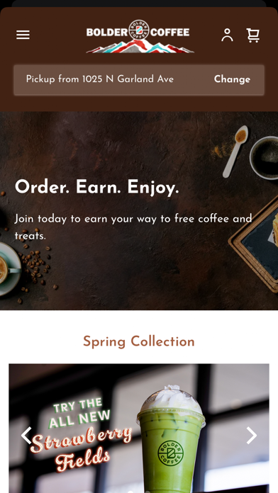Bolder Coffee Screenshot