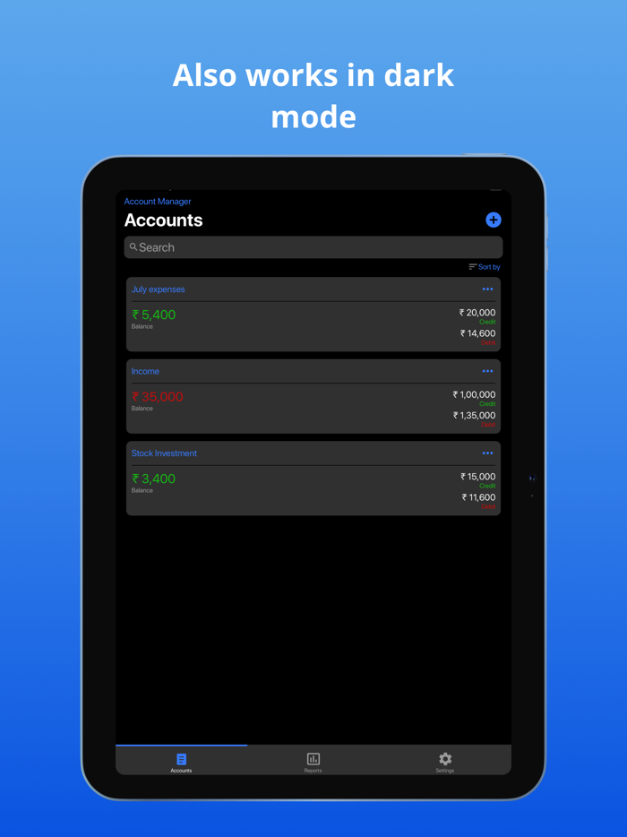 Account and Expense Manager