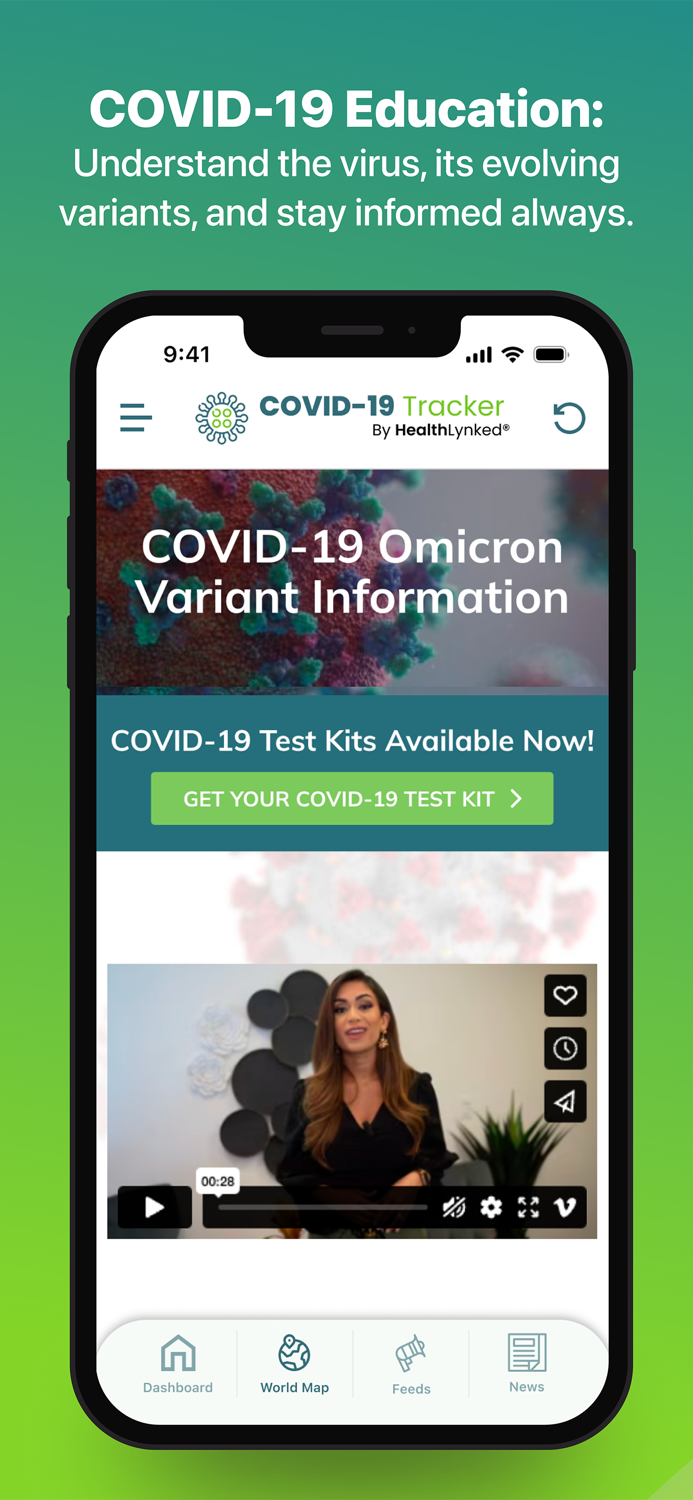 HEALTHLYNKED COVID-19 Tracker