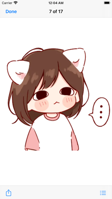 Cute Toko Love Stickers Pack Screenshot