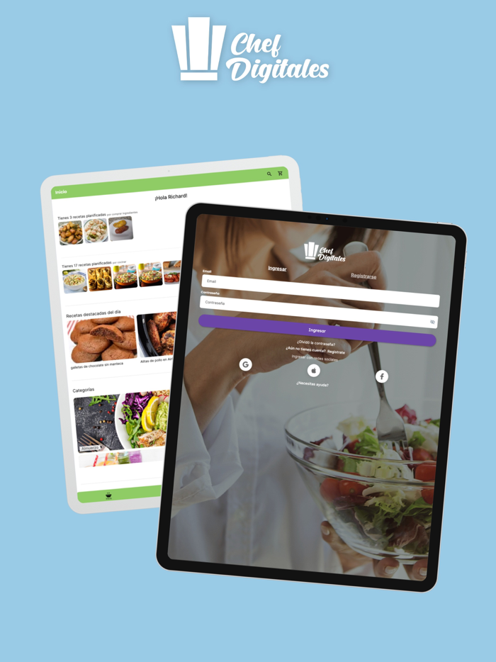 Chef Digitales recetas cocina