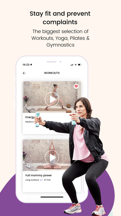 Keleya: Pregnancy App + Yoga Screenshot