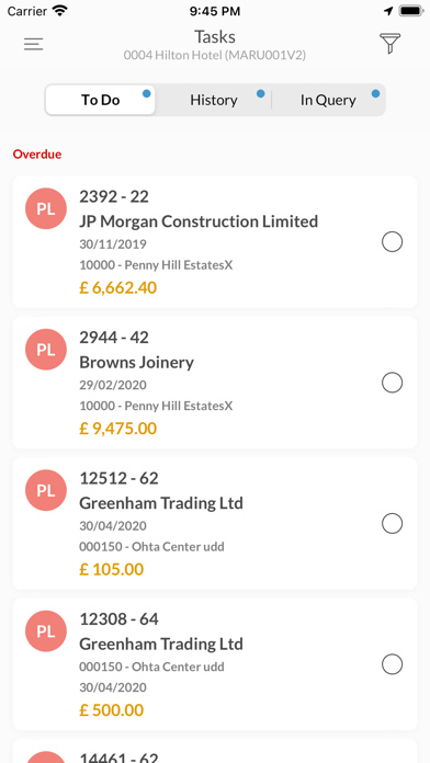 COINS Mobile Screenshot