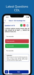 Tennessee CDL Permit Practice screenshot #1 for iPhone