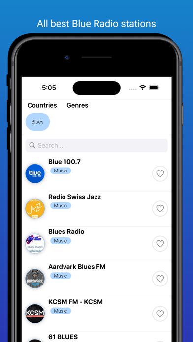 Blues Music Radio Stations FM Screenshot