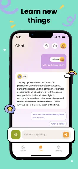 Game screenshot Safe AI Chat Bot for Kids・Zoe hack