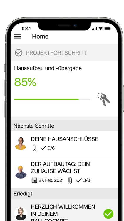 Living Haus Bau-Cockpit
