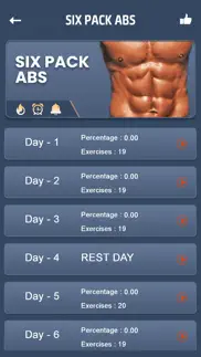 sixpack abs workouts iphone screenshot 2