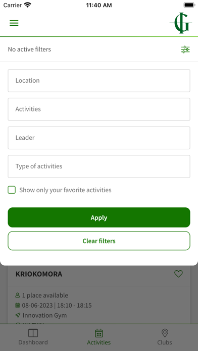 Innovation Gym Screenshot