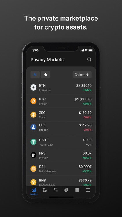 Incognito crypto wallet