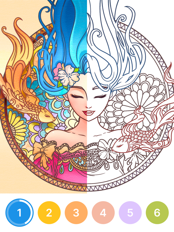 Paint Me: Color By Number iPad screenshot 1 - Games app