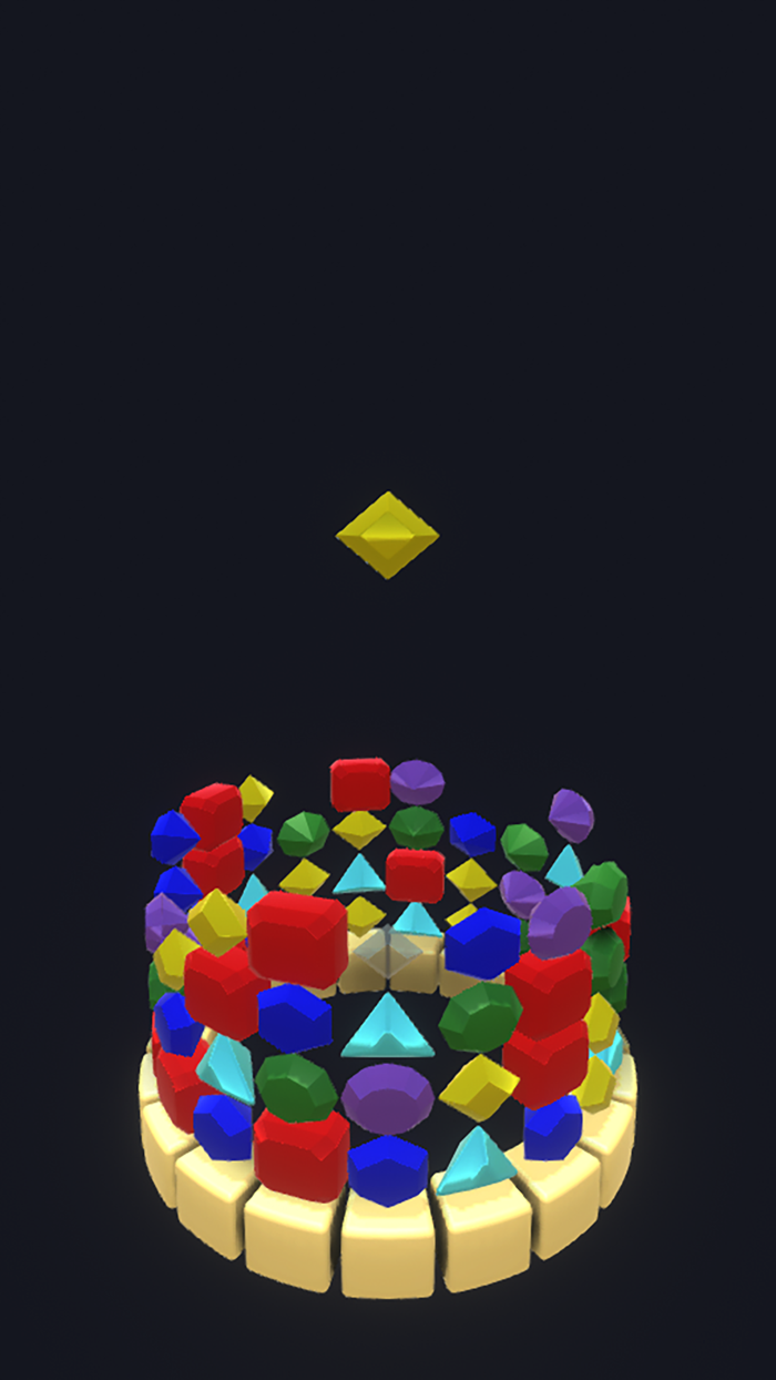 Circle Match Falling Gems