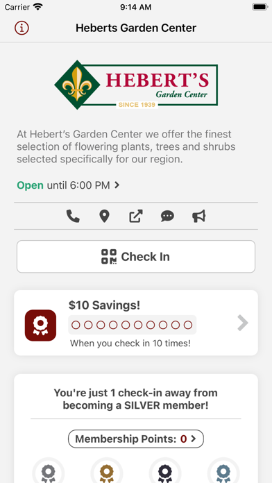 Hebert's Garden Center Screenshot