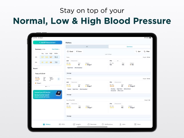 Blood Pressure App SmartBP on the App Store