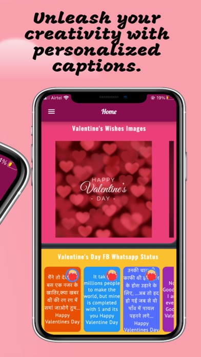 Valentine Day Wishes Image Gif iPhone screenshot