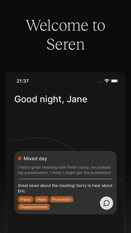 Seren: AI Chat Journal
