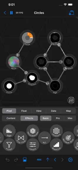 Game screenshot Circles - Node Editor hack