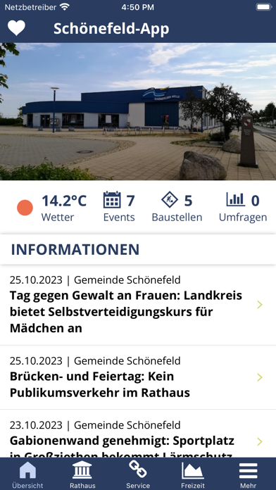 Schönefeld-App Screenshot